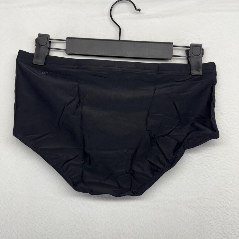 Todd Sanfield Swim Trunk Men's Extra SmallBlack Onyx Sand Brief Solid NEW - Picture 4 of 7